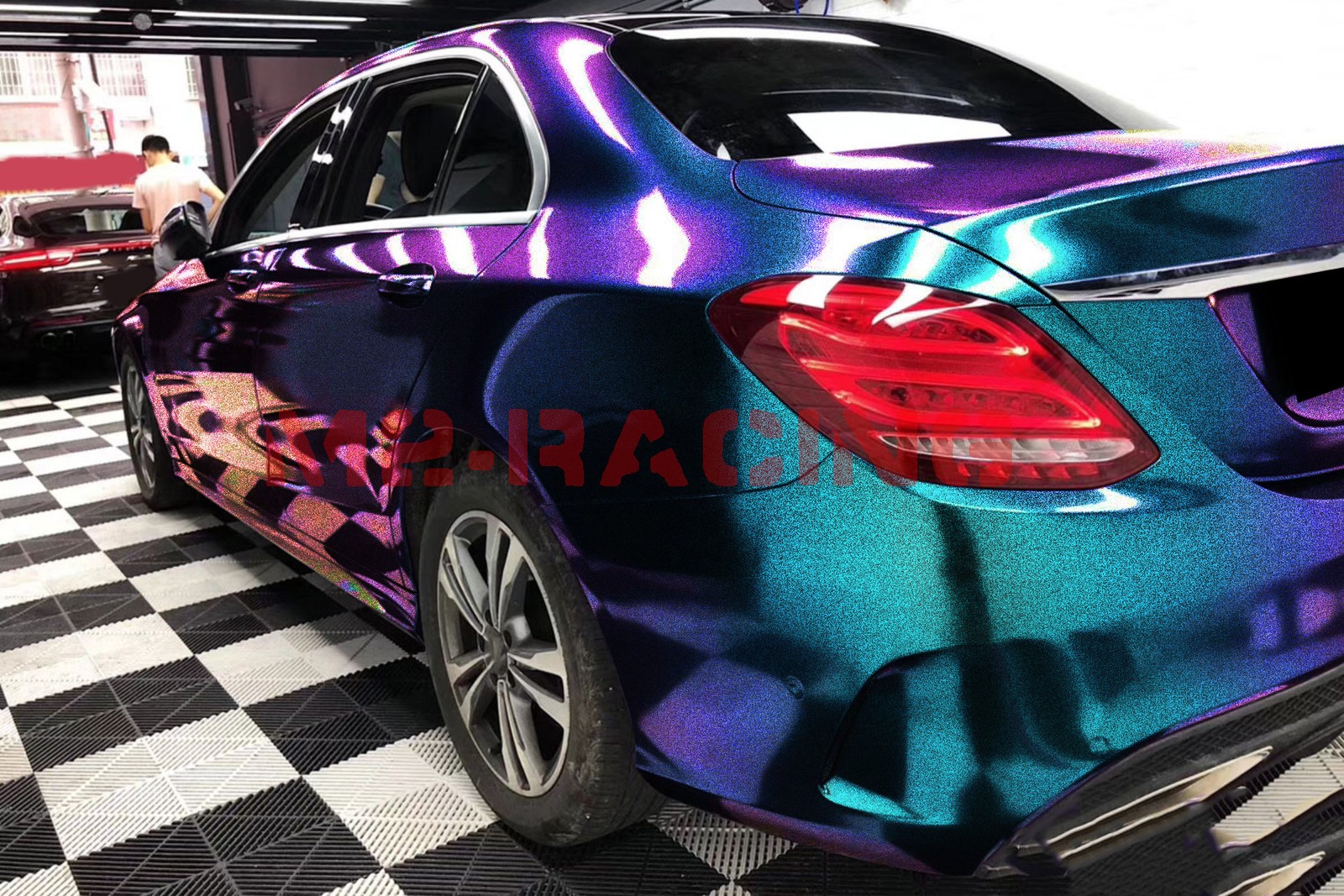 Galaxy Dust Gloss Purple Teal Metallic Car Sticker Decal Vinyl Wrap Sheet Film