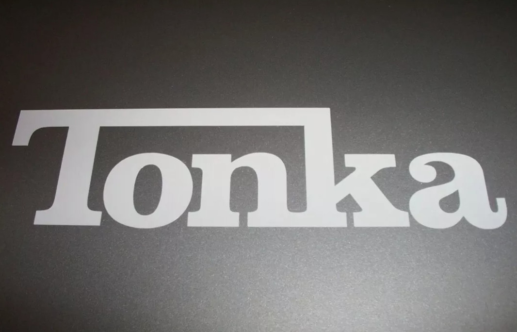 Tonka Logo Vinyl Decal 4×4 Truck Laptop Toolbox Yeti Man Cave Tonka Sticker