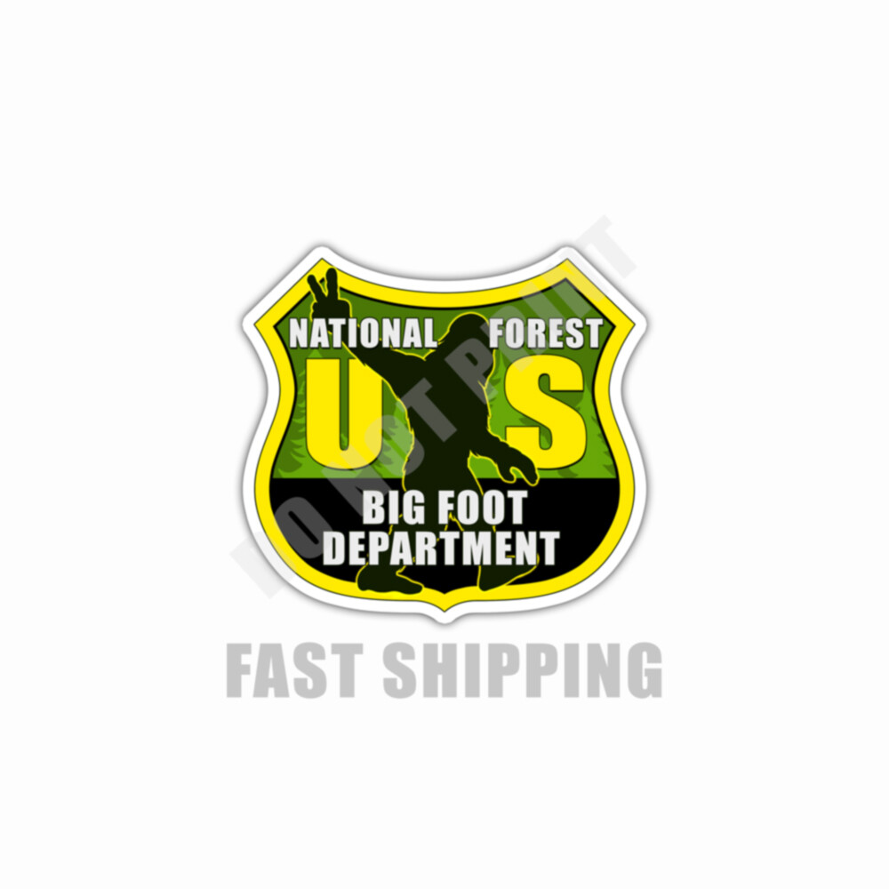 Idaho Panhandle National Forest Idaho Sticker Bigfoot Souvenir Waterproof 2 Pack