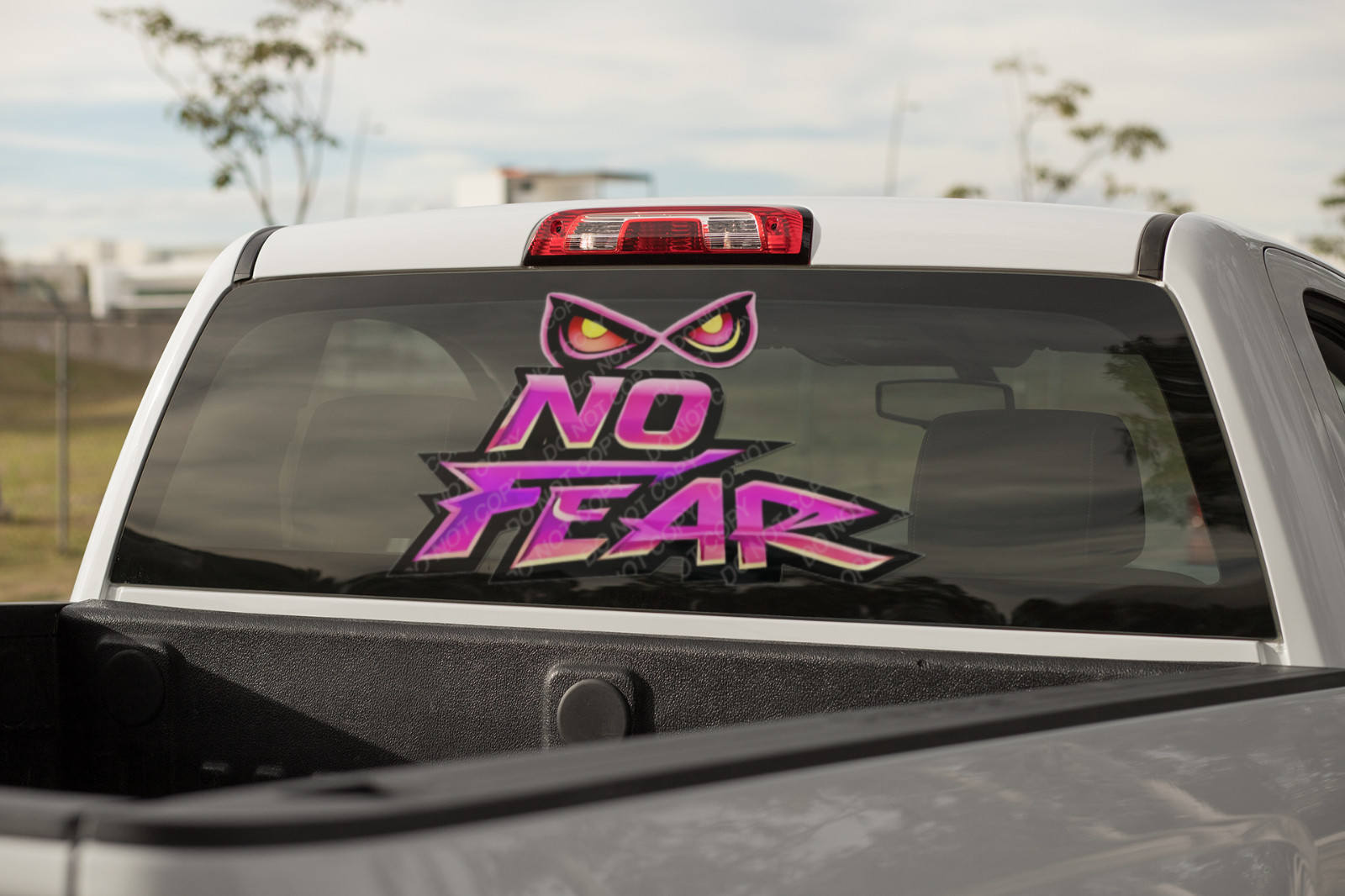 No Fear Motocross Vinyl Decal Graphic Dirt Bike Supercross Weatherproof Sticker