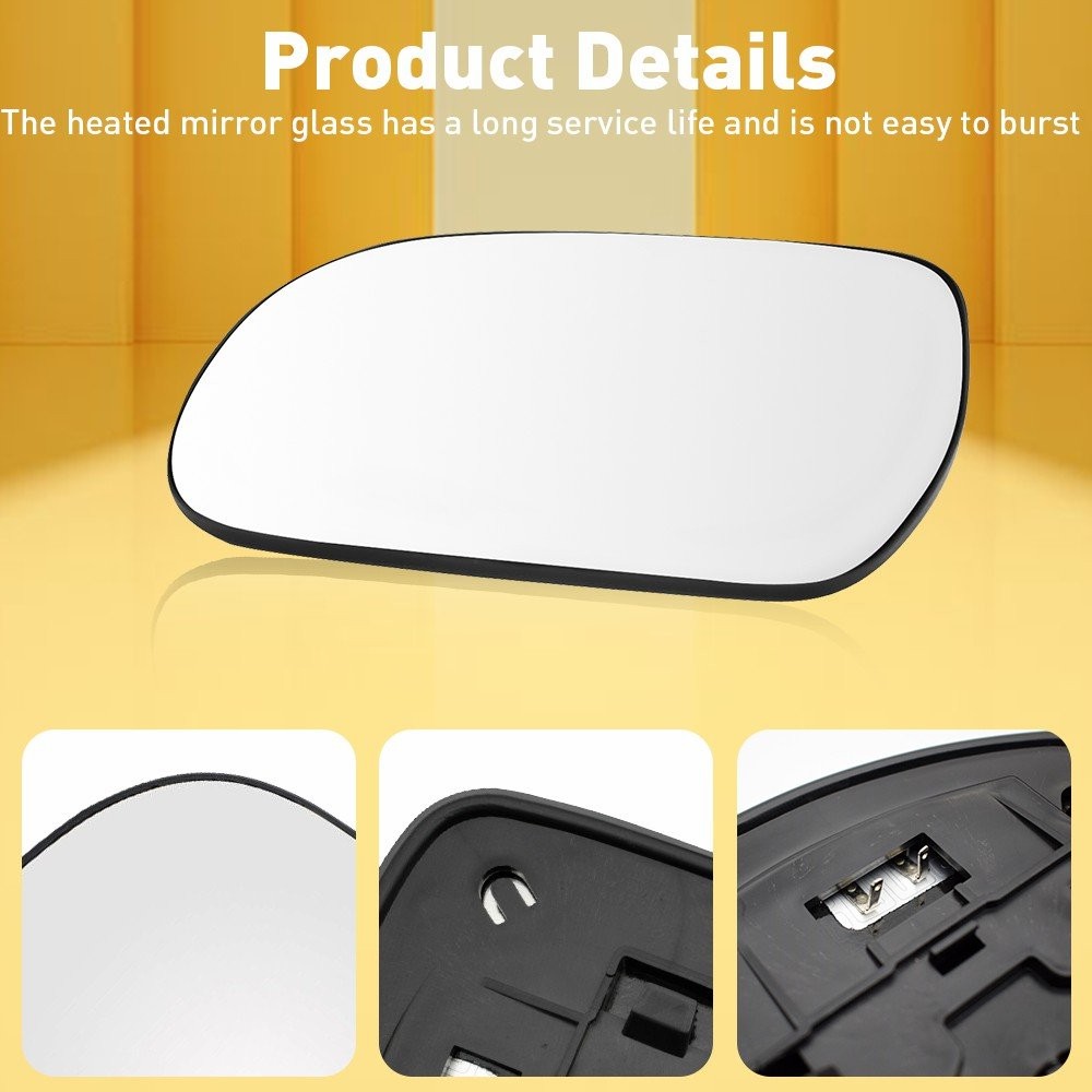 1/2Set Driver Left Mirror Power Side Glass Fits Lexus 2004-09 RX300 RX330 RX350