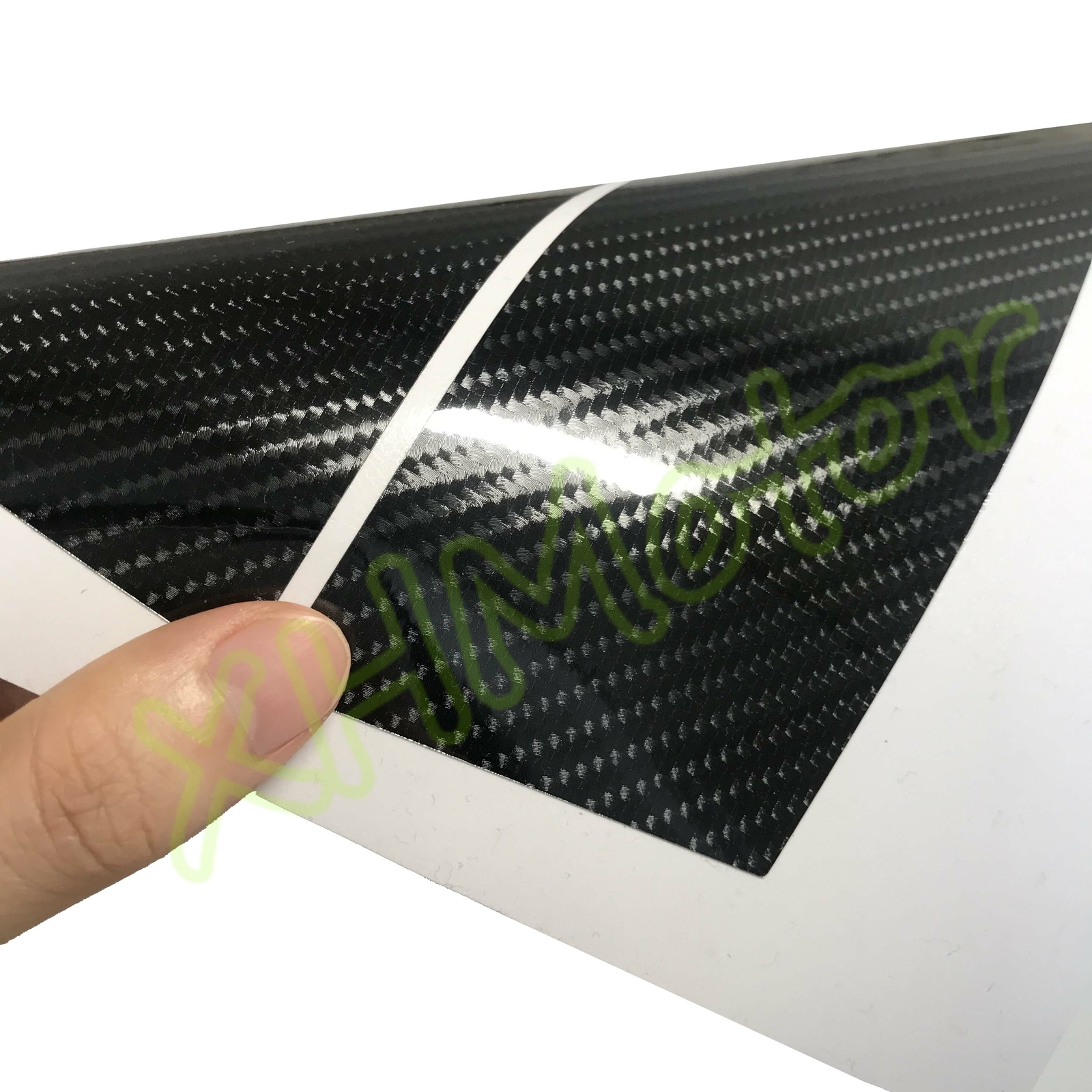 Carbon Fiber Pattern Car Door Window Pillar Trim Sticker Fit Dodge Charger 11-21