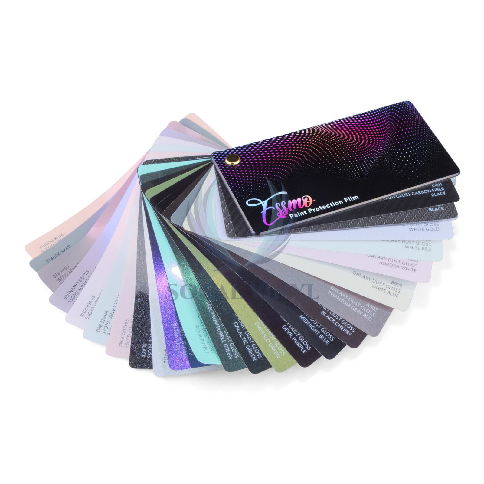 ESSMO PPF Swatches Wet-Application Paint Protection Film Car Vehicle Deck Book