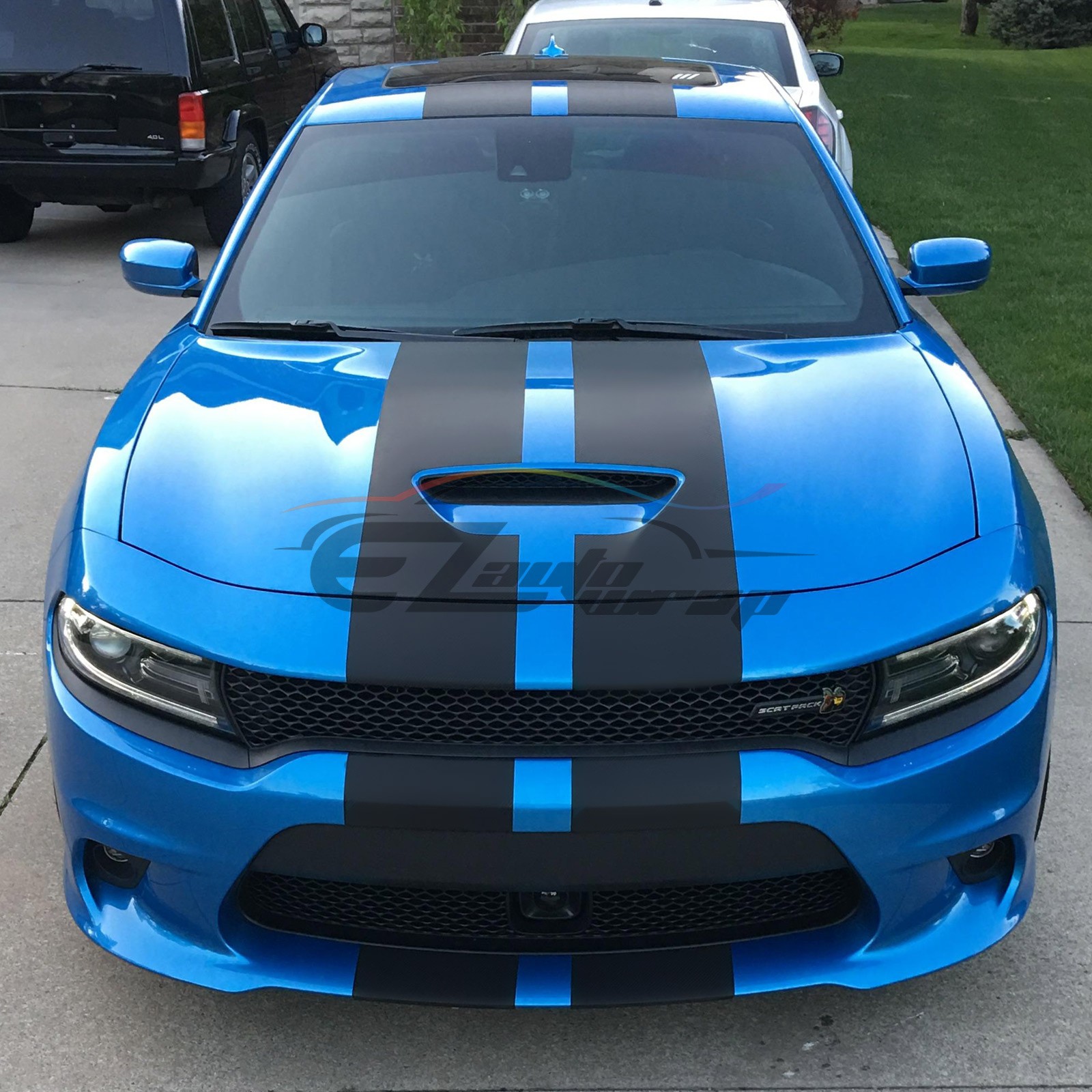 3M 2080 Gloss Racing Stripes Vinyl Wrap Rally Decal Sticker Hood Roof 10FT/20FT