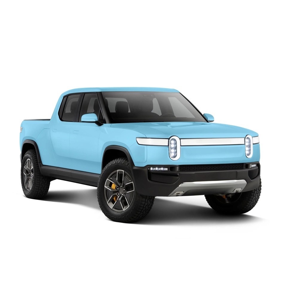 R1T Midnight Blue Color PPF Wrap | Colored Paint Protection Film for Rivian R1T