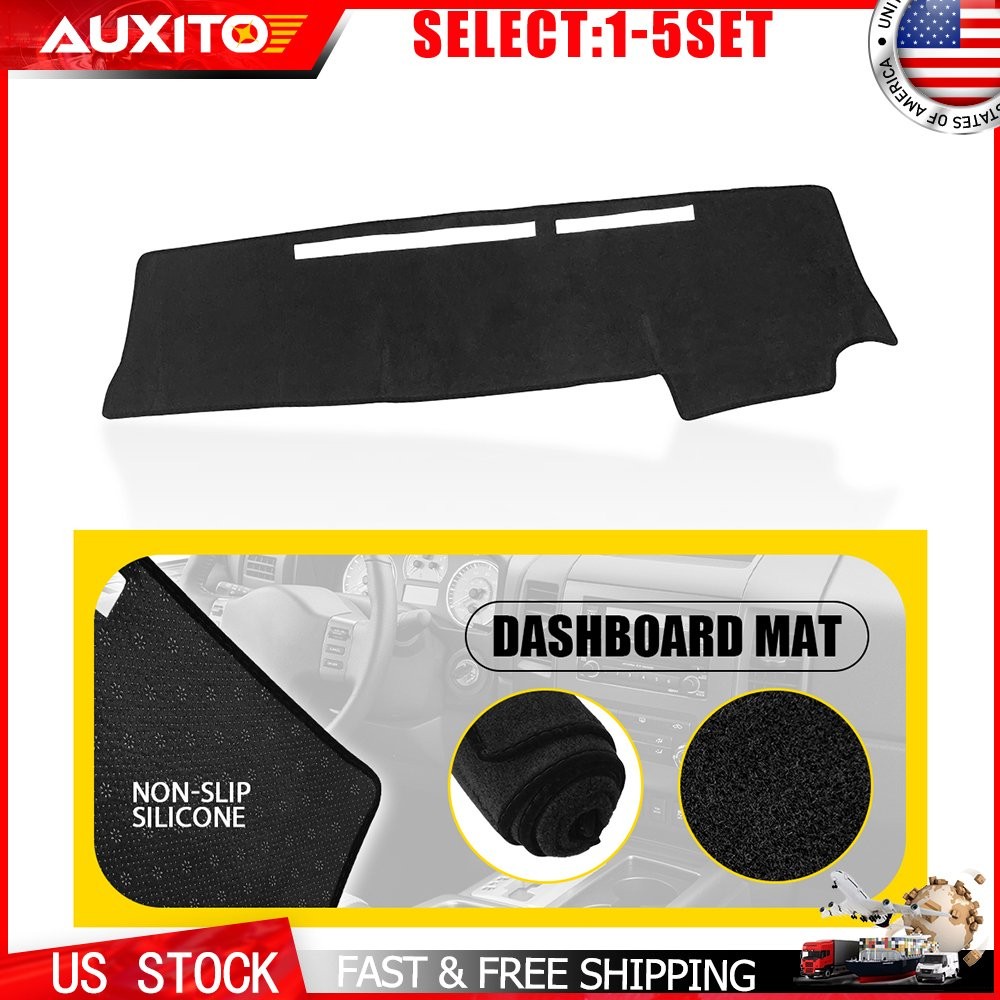 Dashboard Dash Mat for Nissan Titan 2004 2005 2006 2007 2008-12 Black Cover 1-5X