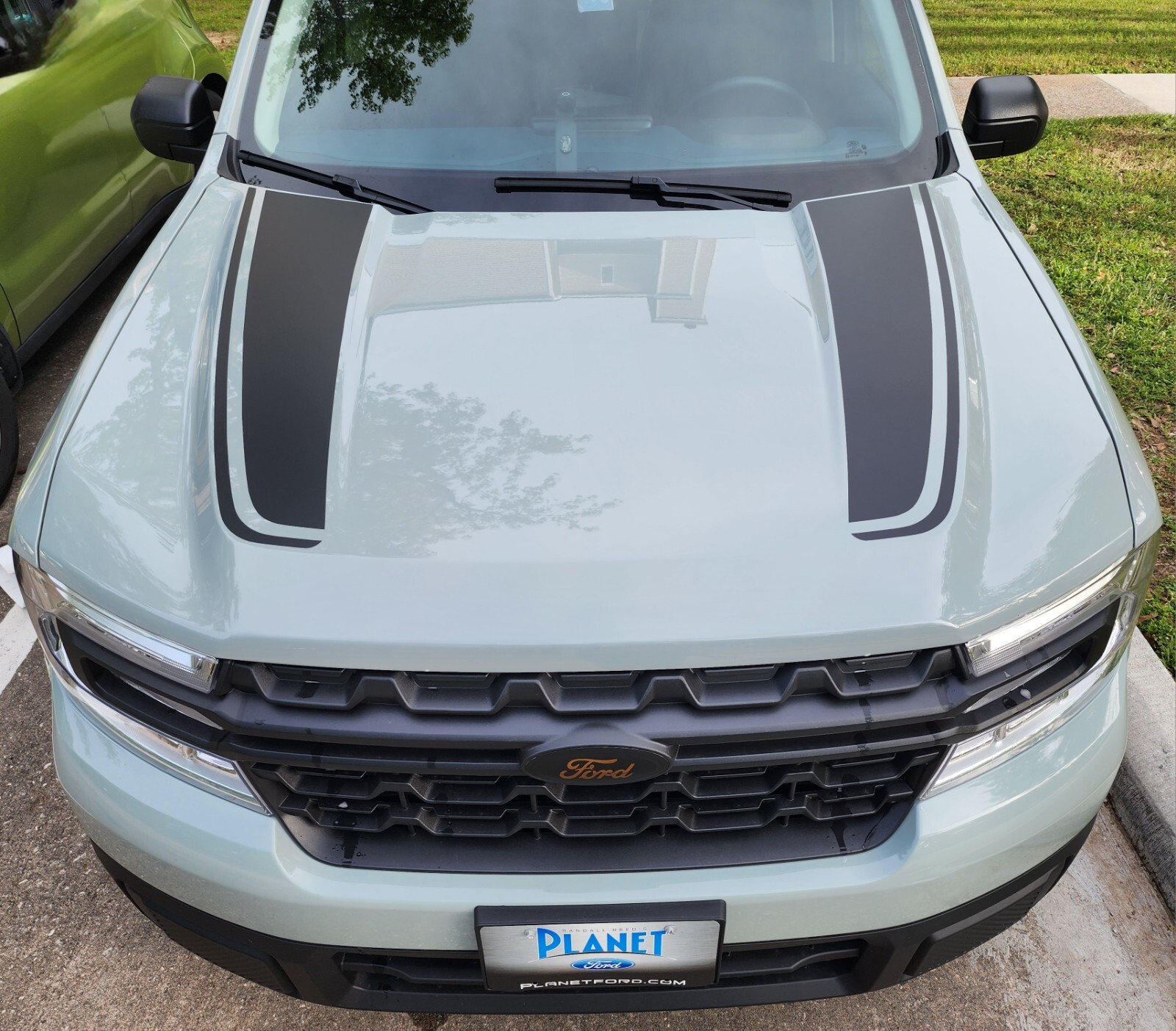 2022 2023 2024 FOR FORD MAVERICK Hood Vinyl Graphic Decal MATTE BLACK.