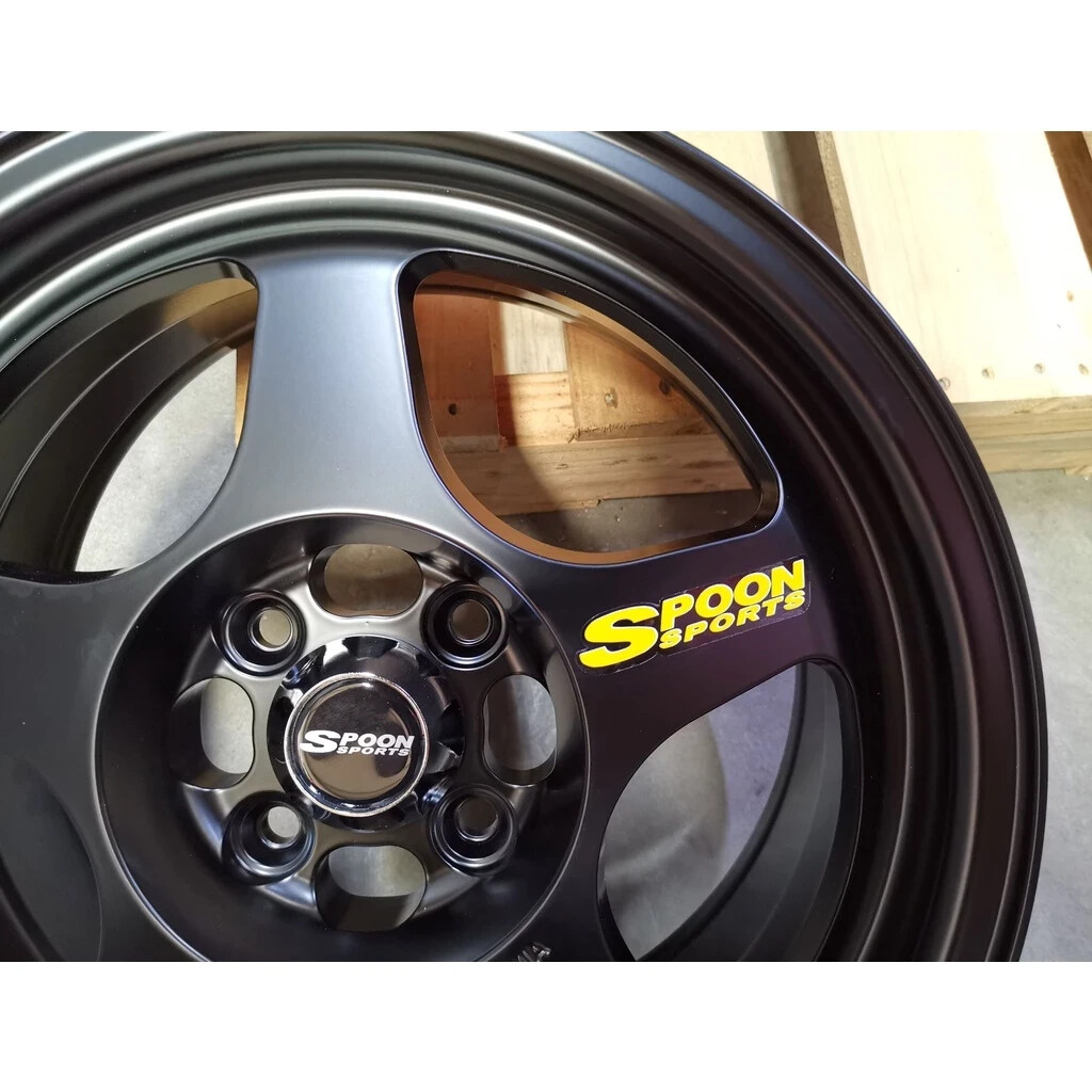 Rim Sticker Spoon Sports Sw388 1set(4pcs) AOW Nk Wheel Original Spec