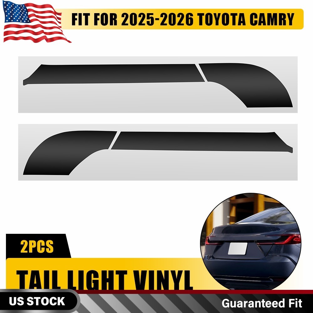 2X Rear Tail Light PreCut Vinyl Tint For 2025-2026 Toyota Camry Taillight Films