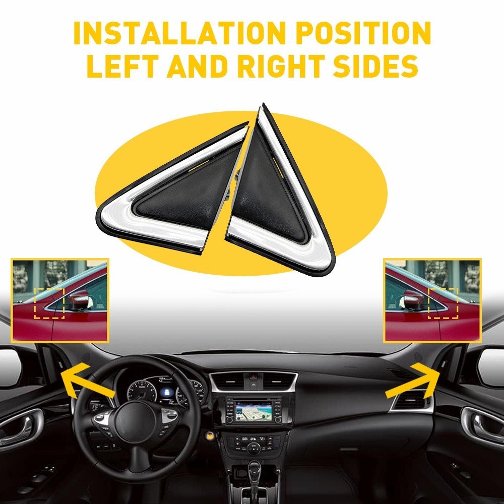Front Right Left Side Fender Trim/Mirror Finisher For Nissan Sentra 13-19 B