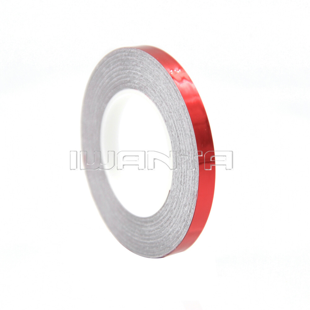 1/4″ 6mm Red Chrome Pinstriping Pin Stripe DIY Line Vinyl Decal Sticker 32ft