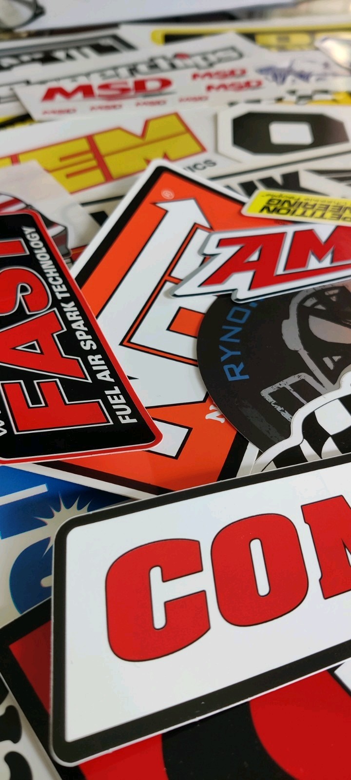 Premium Brands Only Lot of 15 Racing Decals Stickers NHRA ToolBox. Mancave
