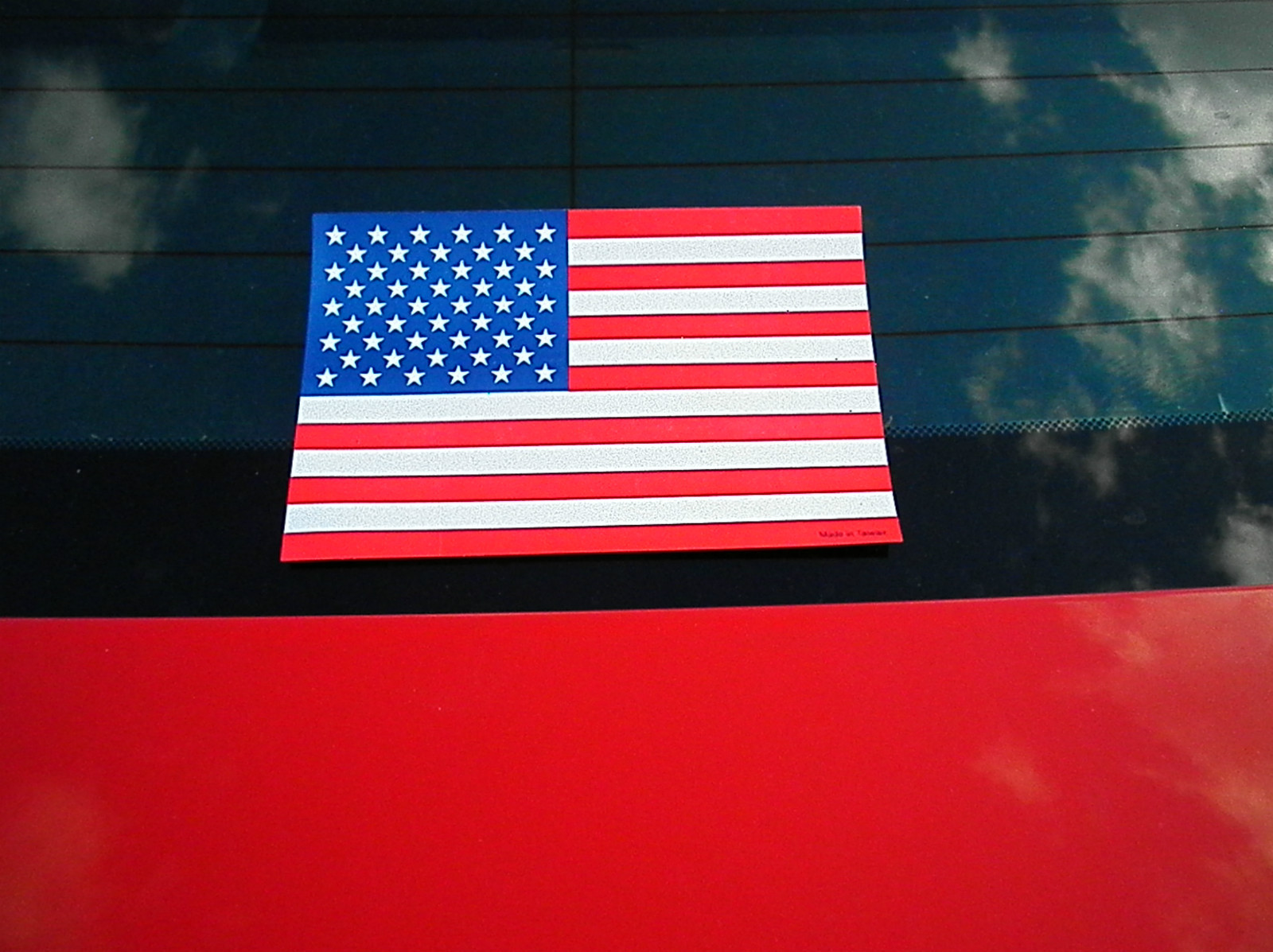 8 USA American Flag Vinyl Window Sticker Decal 4″x 6″ LOT of 8
