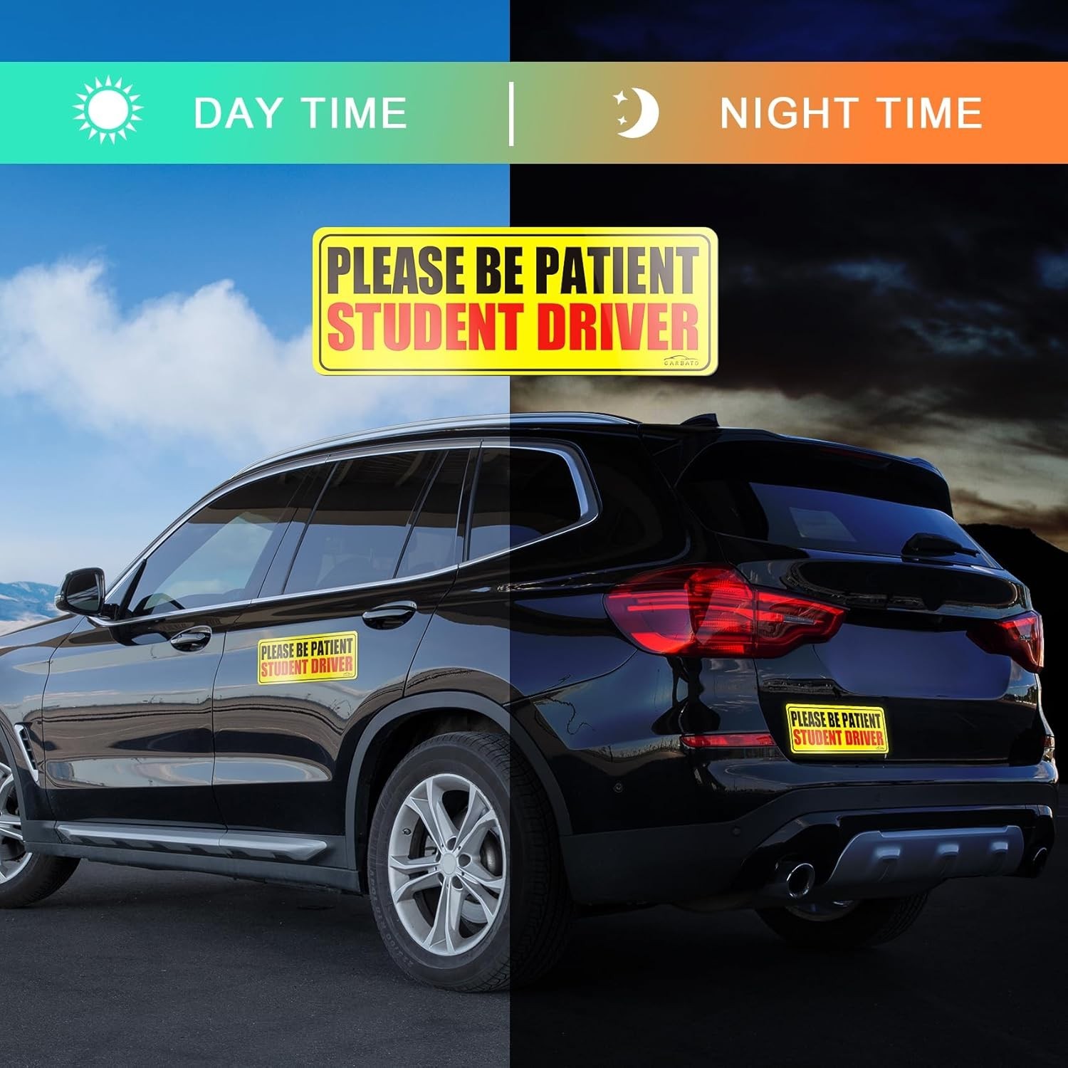 Upgraded Student Driver Magnet – Set of 3 for Enhanced Road Safety & Visibility