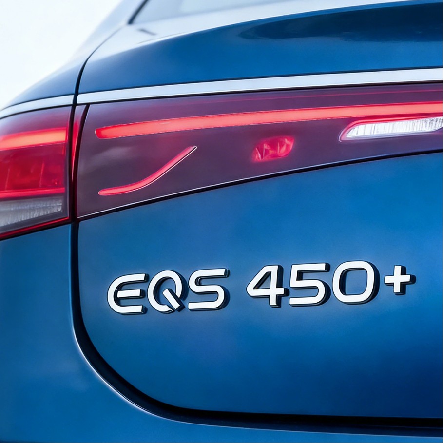 Chrome Letters FOR EQB250 EQB250+ EQB260 EQB300 EQB350 EQB350+ 4MATIC Emblems