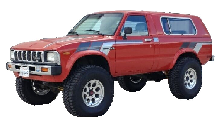 VINTAGE STYLE, GRAPHICS, DECALS, SET FIT TOYOTA TREKKER 80 to 83
