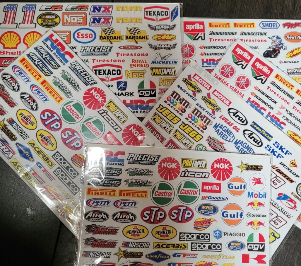 280 Racing Decals Stickers Drag Race Nascar High Quality Vinyl FREE SHIP