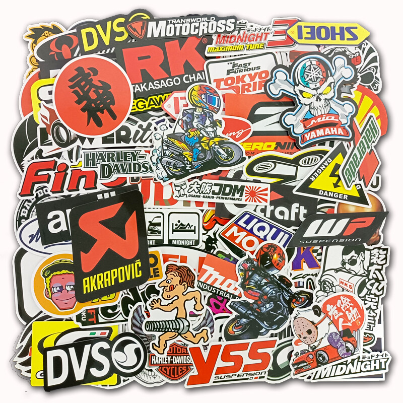 320PCS JDM Stickers Pack Car Motorcycle Racing Helmet Motocross ATV Vinyl Decals