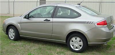 Fade Upper Pin Stripe Striping Decals Vinyl Graphics for 2005-2010 Ford Focus