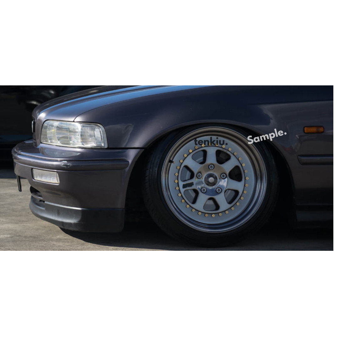 8PCS OF M7 MF10 SPEC STICKER LABEL FIT WHEEL REPLACEMENT DECAL STICKER NEW SET