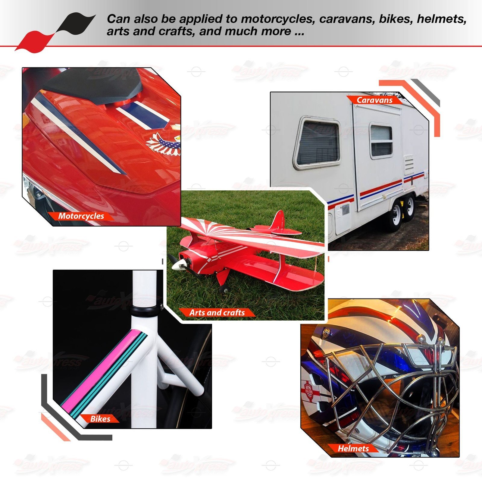 1/8″ Roll PIN STRIPE Car Model Motorcycle Decal Line TAPE Vinyl Stickers 3mm