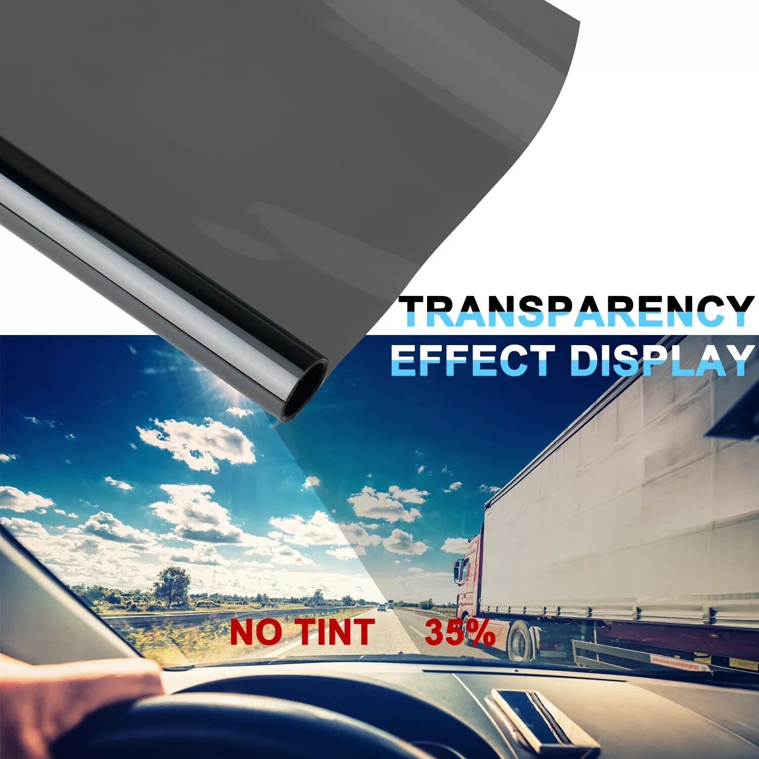 Uncut Roll Window Tint Film 1%- 50%VLT 20″ x 10’ft Feet Car Home Office Glass US