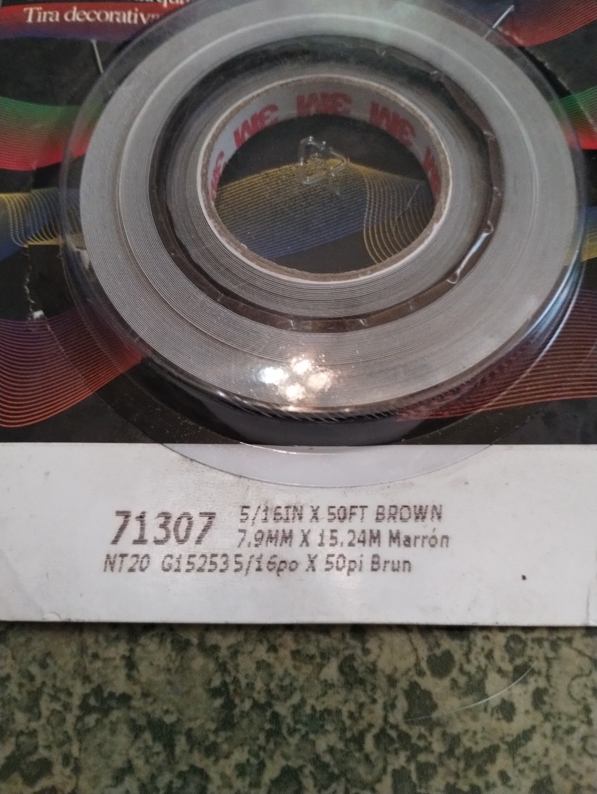 3M 71307 Scotchcal Striping Stripe Tape Soft Brown 5/16 In X 50 Feet