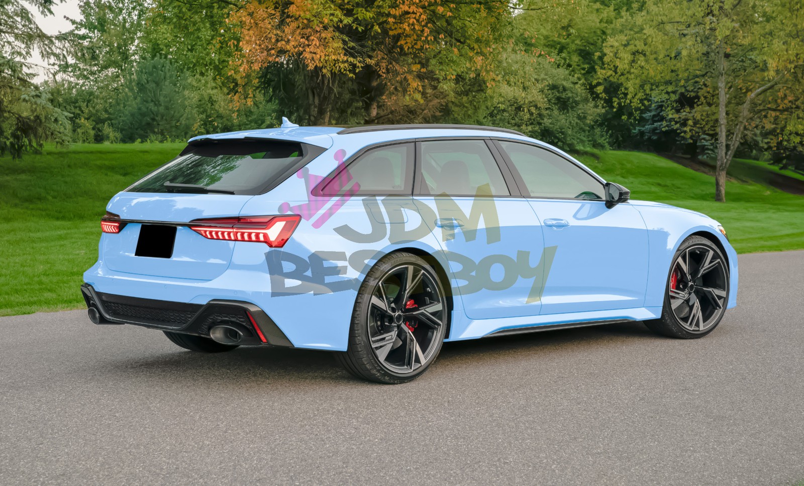 TPU Color Gloss Zandvort Blue PPF Paint Protection Film Dry Wet Apply Vinyl Wrap