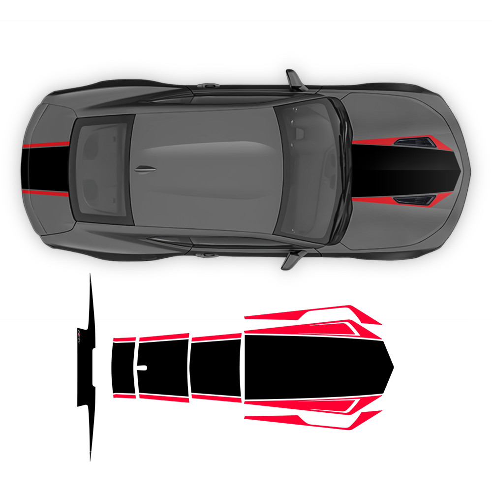 50th Anniversary Hood / Bonnet Stripes Set for Camaro 2016 2017 2018