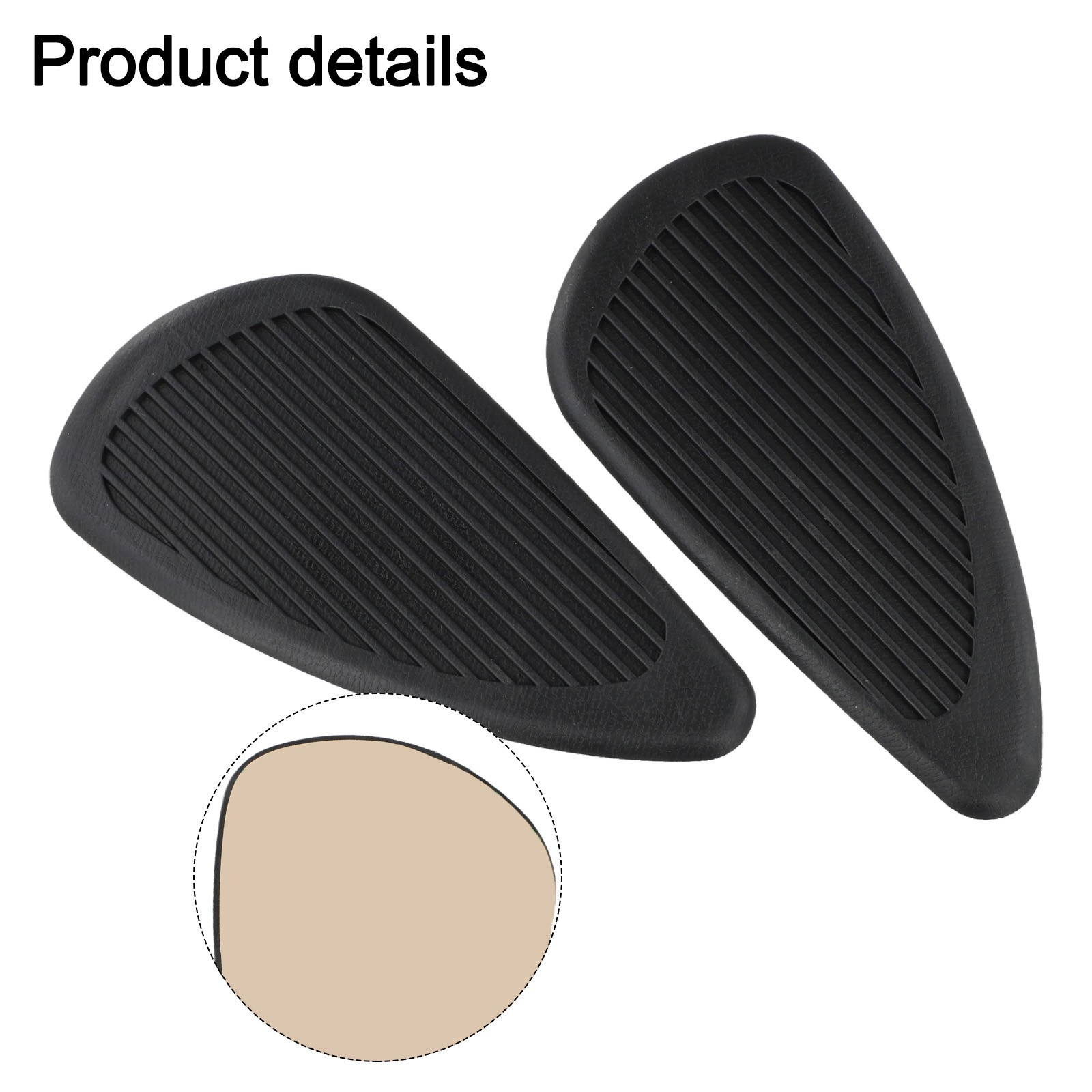 Functional Motorcycle Traction Stickers Reliable Anti Slip Pads for Your Ride