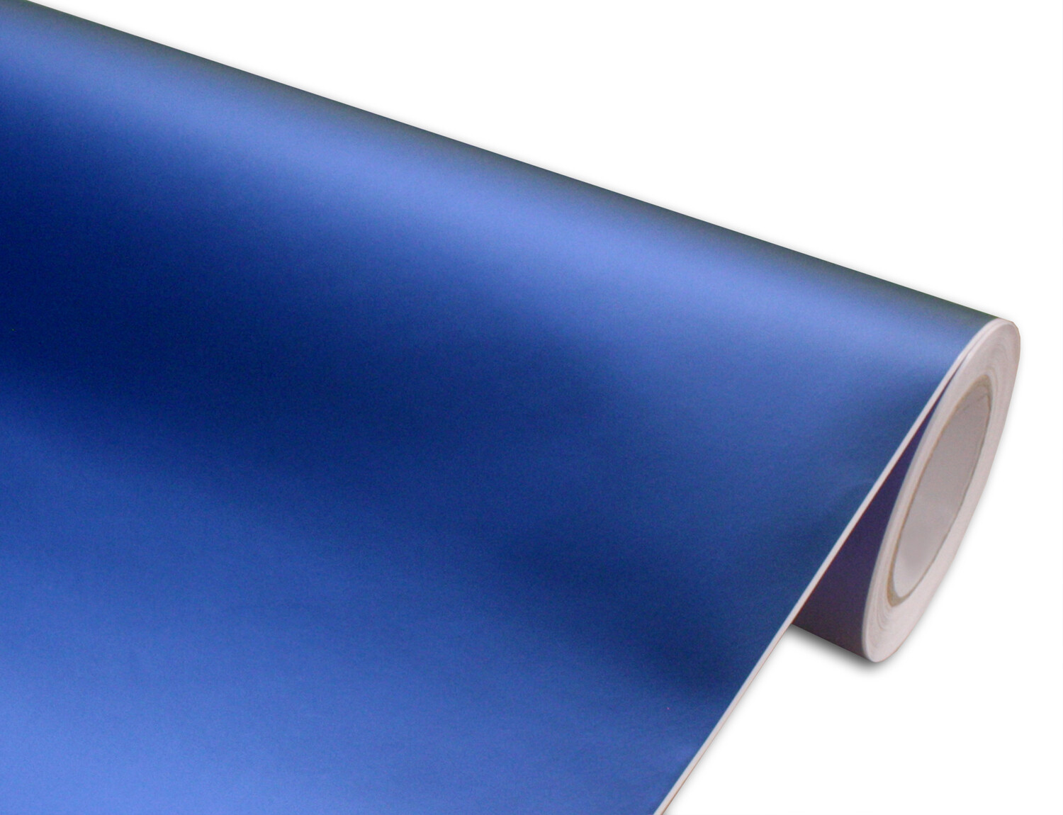 Matte Satin Anodized Dark Blue Vinyl Car Wrap Air Release Decal Sticker Film