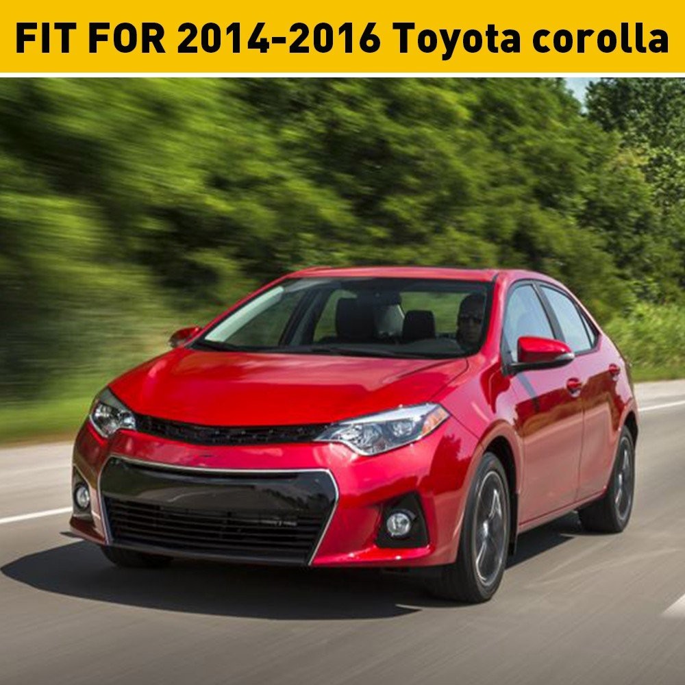 2/Car Side Mirror Corner Triangle Cover Trim Fits For Toyota Corolla 2014-201 N