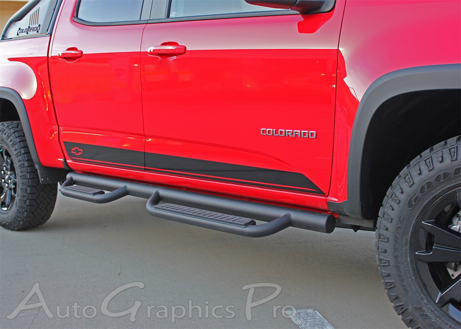 Rocker Panel Accent Vinyl Graphic RAMPART Decals Stripe 2015-2022 Chevy Colorado