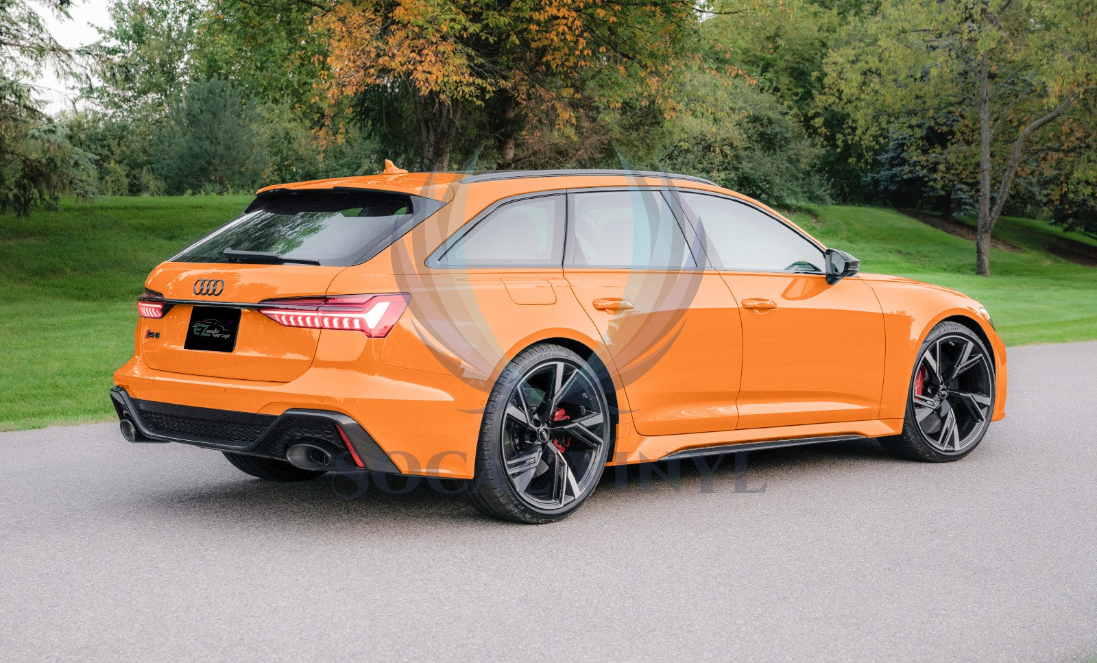 Genuine 3M 2080 G54 Gloss Bright Orange Vinyl Wrap Vehicle Film Decal Sheet Roll