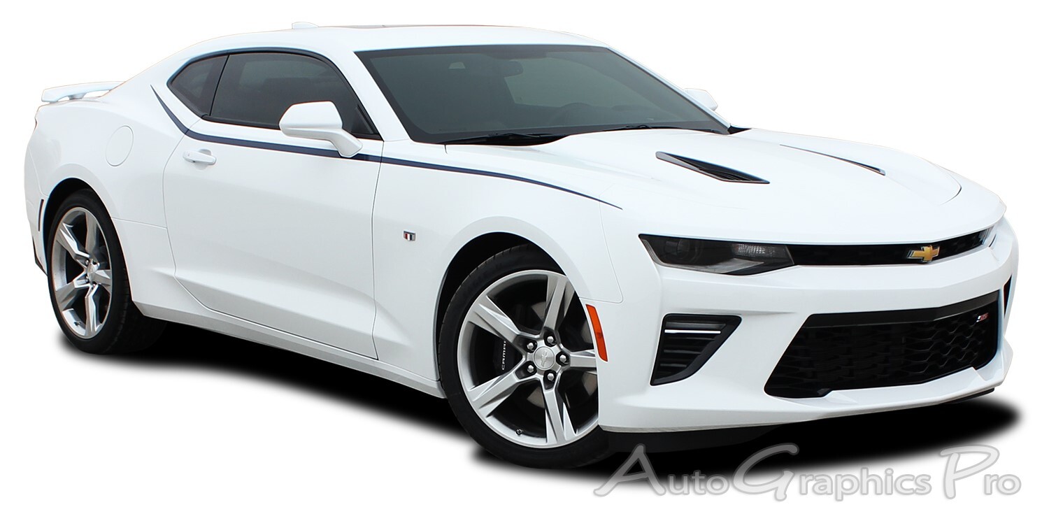 2016 2017 2018 Camaro Upper Door Fender Accent Vinyl Graphic Decals Pin Stripes