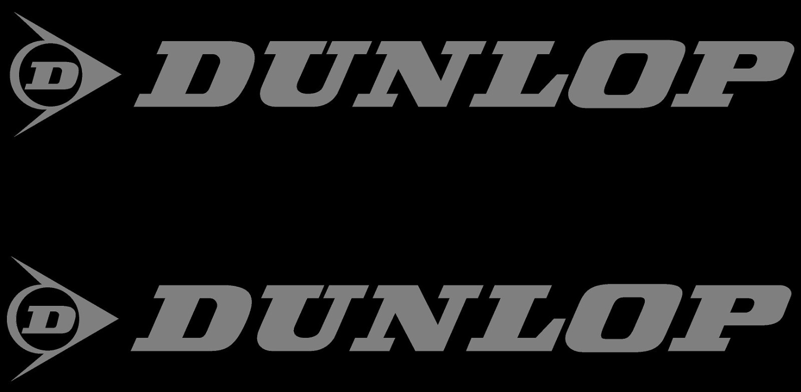 Custom Dunlop 1 Pair Vinyl Decal JDM Motorcycle Multiple Colors and Sizes