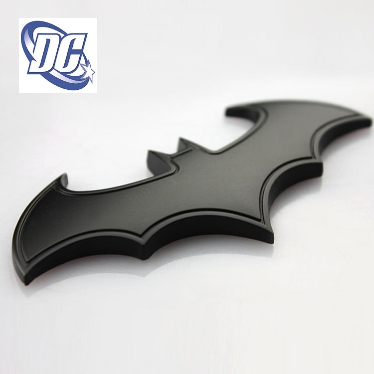 Batman Car Decal 3D Metal Auto Motorcycle Logo Laptop Decals black Chrome USA