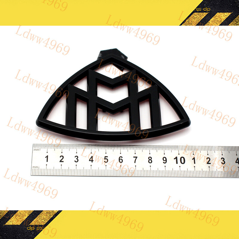5pcs Glossy Black MAYBACH Letters Trunk Badge Emblem For S-Class W222 S560 2017+