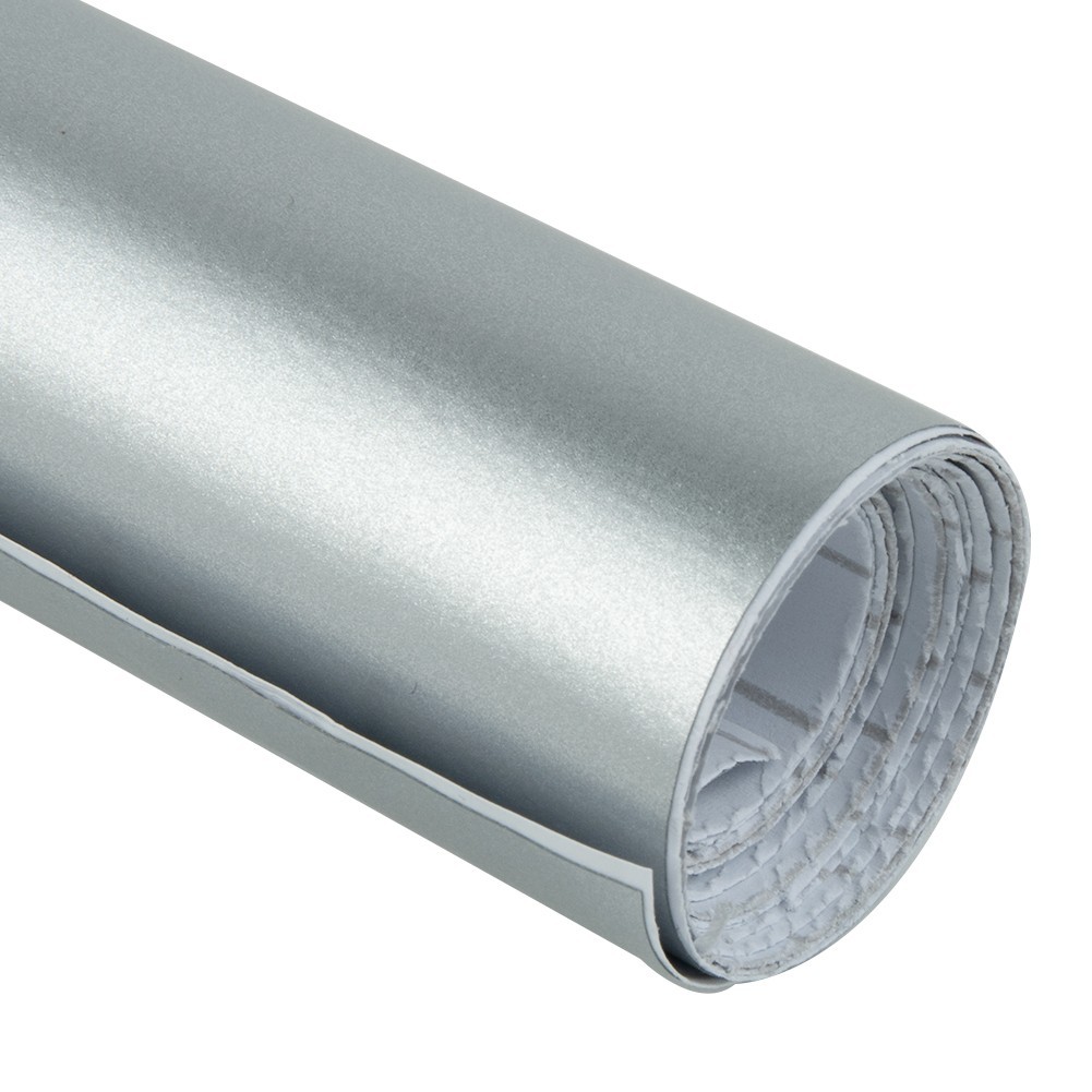 Car Satin Matte Chrome Metallic Silver Film Wrap Sticker Bubble Waterproof