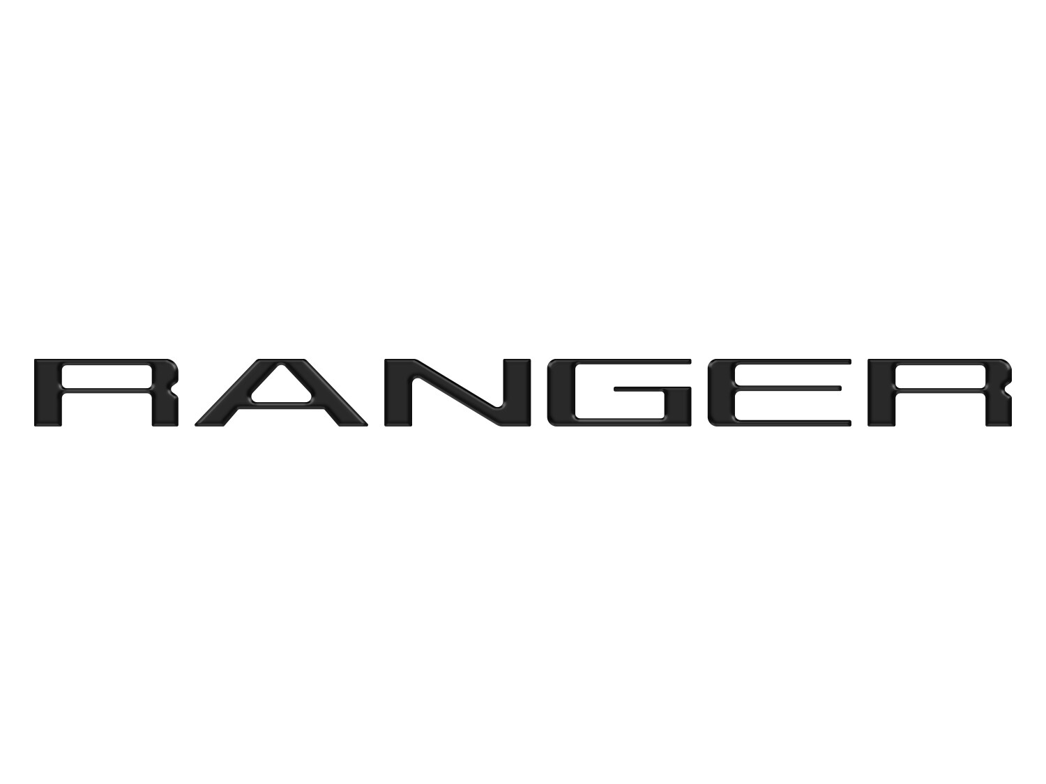 2024-2025 Ford Ranger Tailgate Letter Inserts – Official Licensed Product