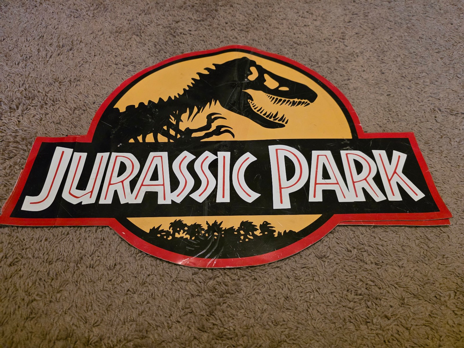 Jurassic Park Magnets – 2 Removal Magnetic Decals for your Vehicle 24″x17.5″