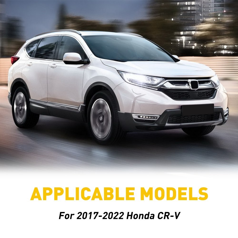 6/12x Piano Black Pillar Posts for 2017-2022 Honda CRV Window Trim Cover Kits H