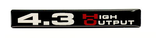 (HO) 4.3 High Output Emblem (B) Standard SATIN