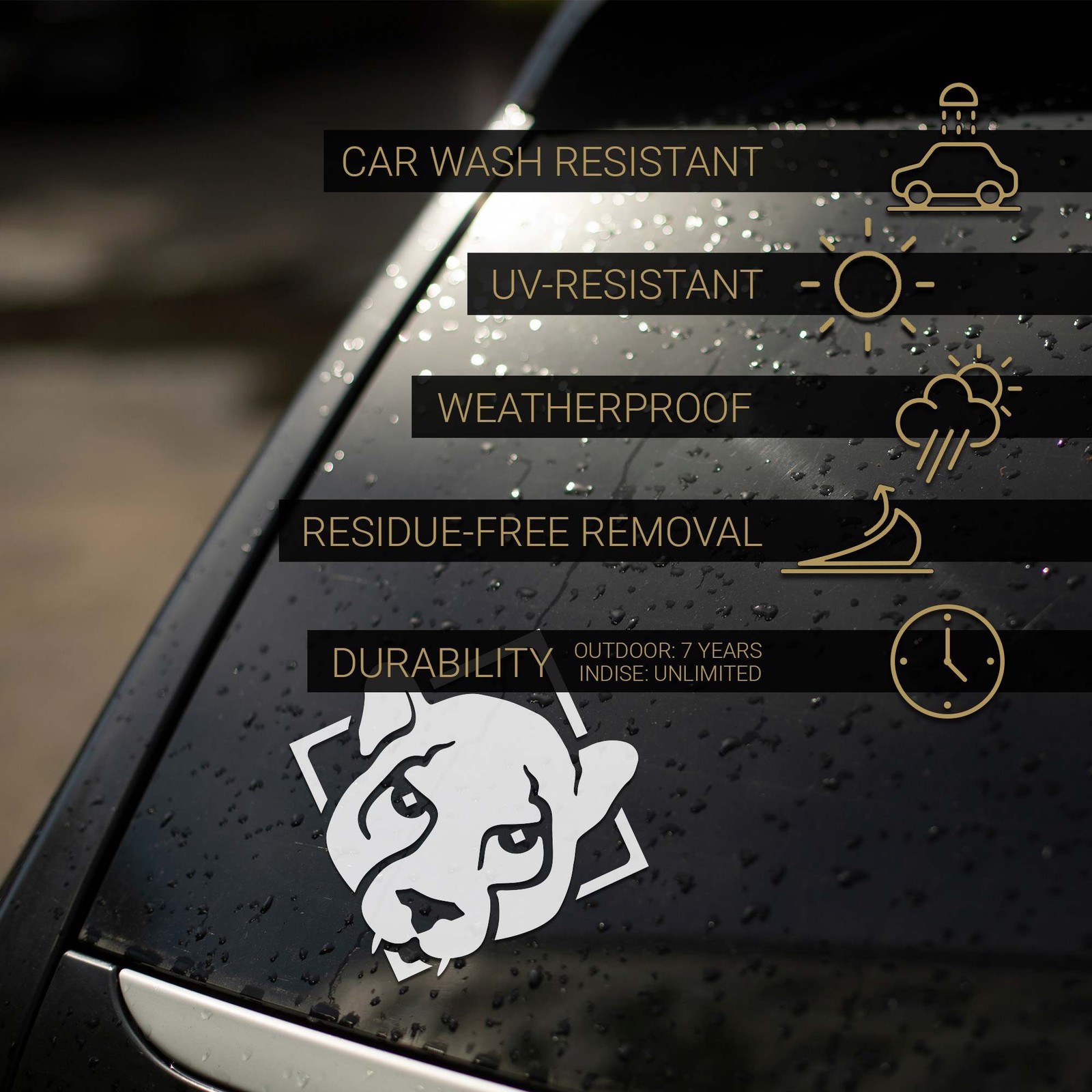 If Driven Carefully Decal Please Report Stolen Sticker Car Truck Gift Idea