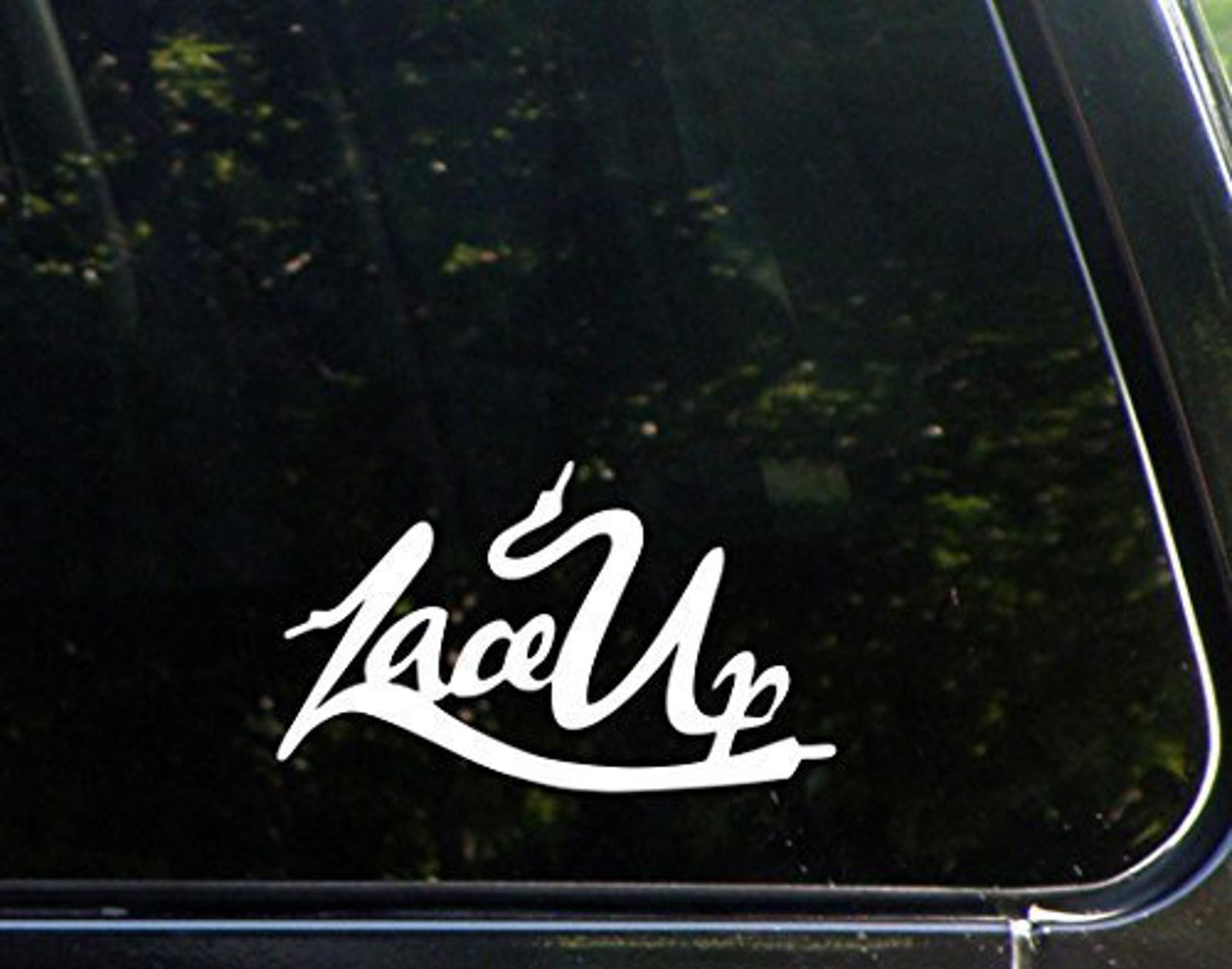 5″ Lace Up – MGK Die Cut Decal Vinyl Bumper Sticker