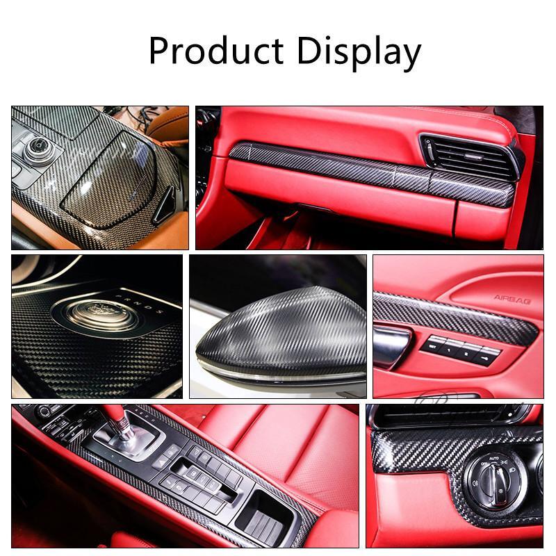 3D Carbon Fiber Matte Texture Car Vinyl Wrap Sticker Decal Film Sheet Decor DIY