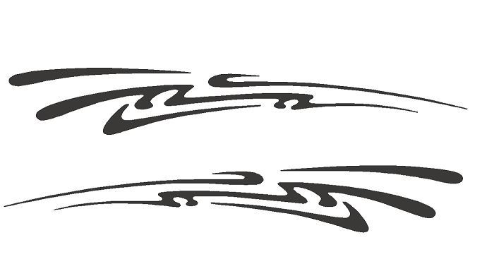 #A1240 DECAL VINYL GRAPHIC VEHICLE CAR TRUCK CROSS OVER SUV VAN SEMI MODERN AUTO