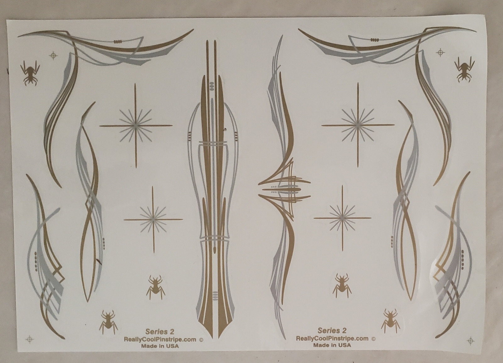 Really Cool Pinstripe Car Boat Motorcycle Glass+ MORE Black/Red Decals QTY 18!