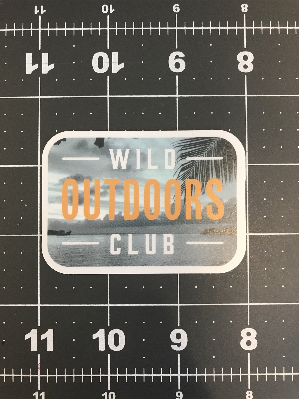 NEW Decal Sticker Wild Outdoors Club Camping Van Life 3″ Sun Beach Tropical
