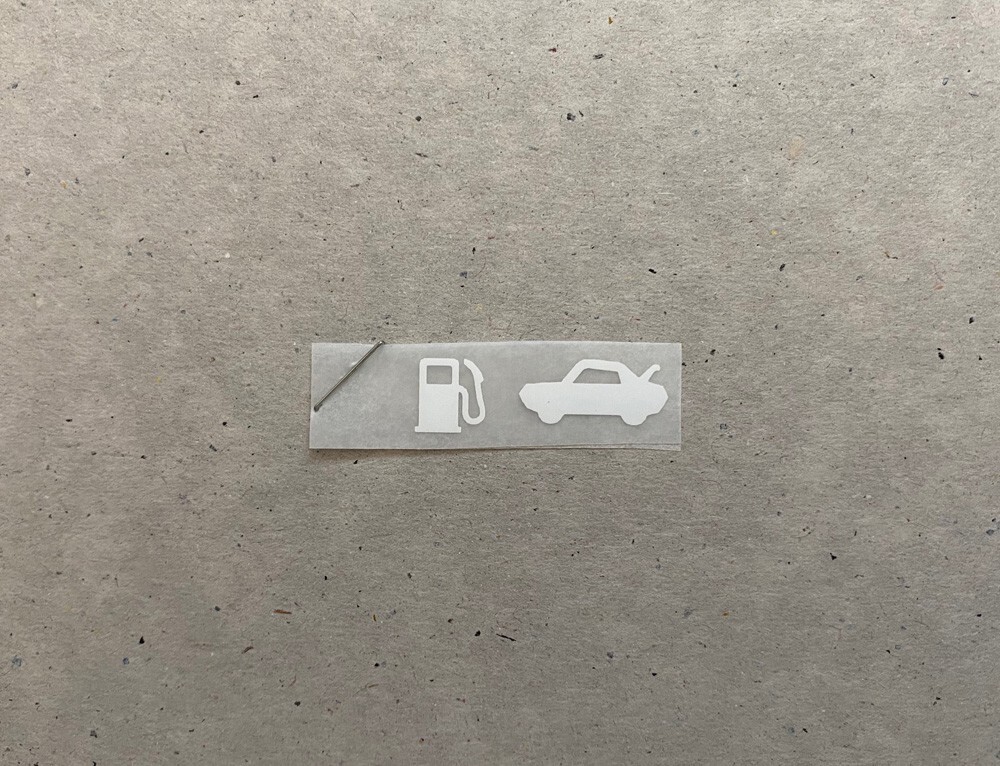 Gas/Trunk Decal Kit A80/AE86